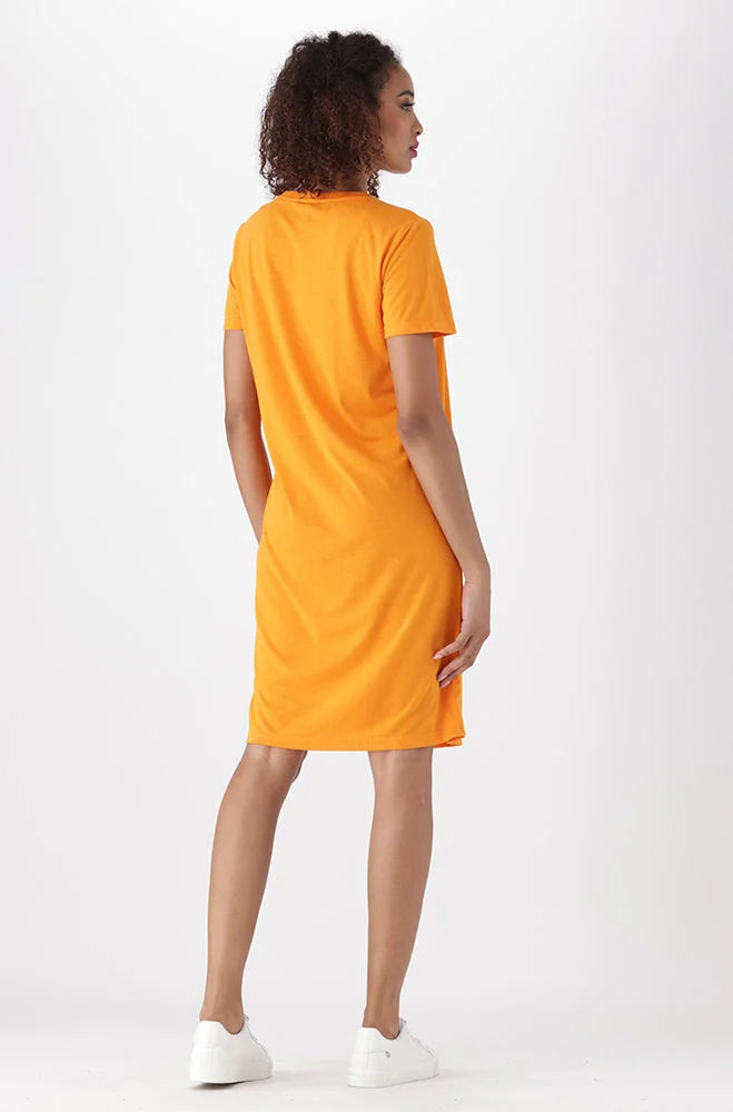 Dunns Clothing | Ladies | Koko T Shirt Dress _ 150325 Orange