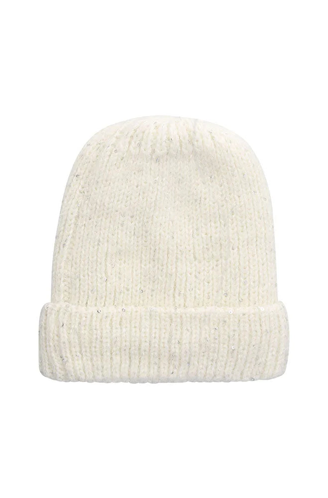 Dunns Clothing | Accessories | Lana Lurex Beanie _ 149391 Milk