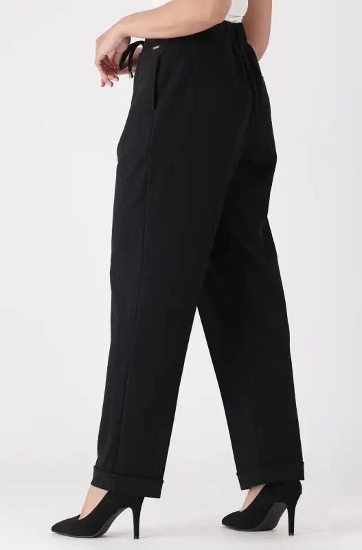 Dunns Clothing | Ladies | Leah Smart Jogger Pant _ 146053 Black