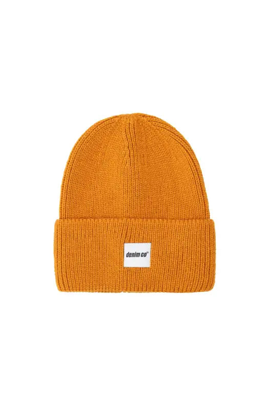 Dunns Clothing | Accessories Liam Ribbed Beanie _ 138016 Ocre
