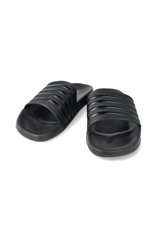 Dunns Clothing | Footwear | Lindo Strippy Slide _ 139159 Black