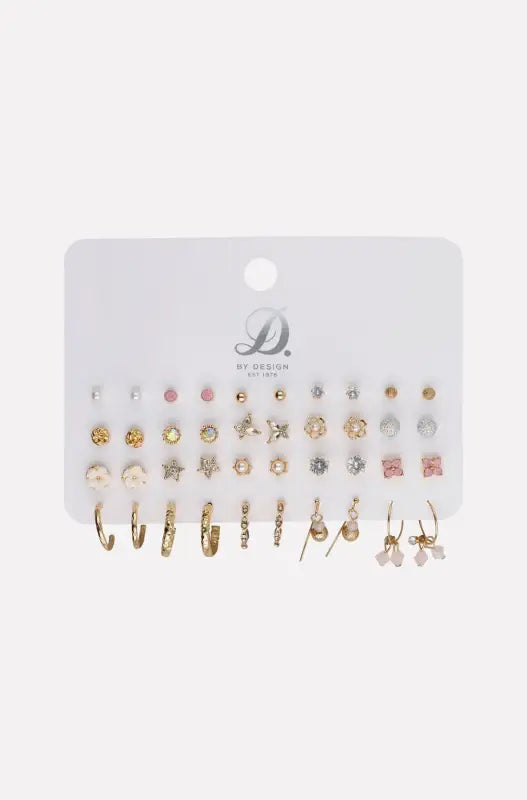 Dunns Clothing | Accessories | Lirika 20 Pack Earrings _ 143714 Gold