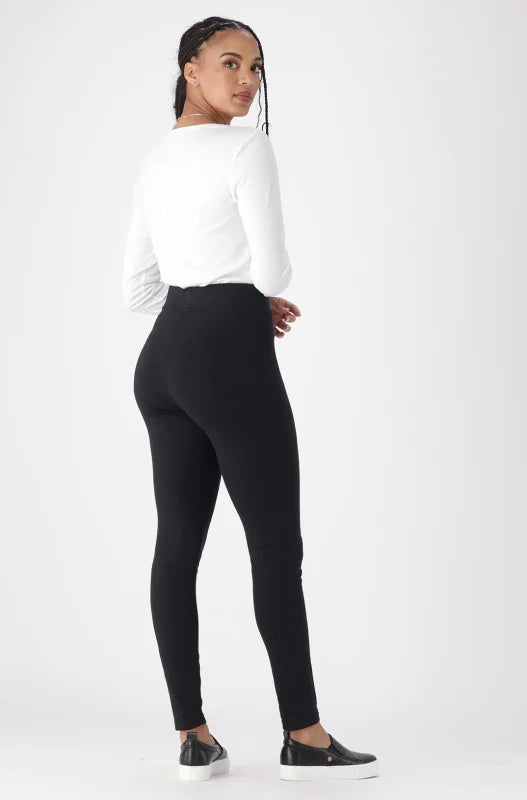 Dunns Clothing | Ladies | Lola Branded Leggings _ 146126 Black