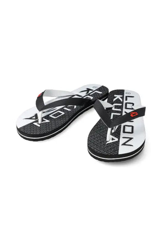 Dunns Clothing | Footwear | Loxion Kulca 2 Tone Flip Flop - White/Black _ 132530