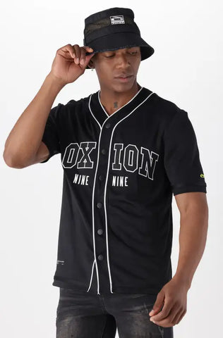 Dunns Clothing | Mens | Loxion Kulca Baseball Shirt _ 140968 Black