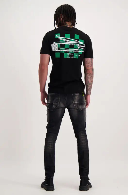 Dunns Clothing | Mens | Loxion Kulca Branded Tee _ 140417 Black
