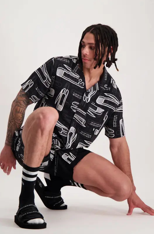Dunns Clothing | Mens | Loxion Kulca Icon Logo Shirt _ 140410 Black