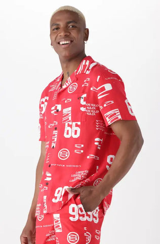 Dunns Clothing | Mens | Loxion Kulca Icon Logo Shirt _ 140413 Red