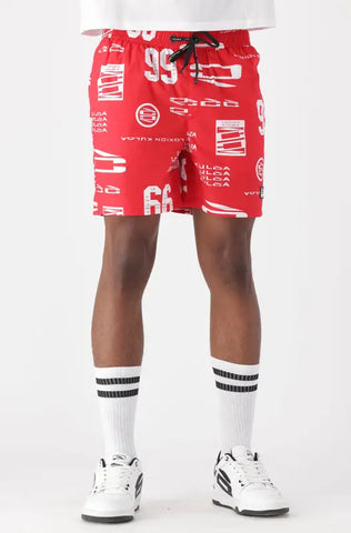 Dunns Clothing | Mens | Loxion Kulca Pool Short _ 140773 Red