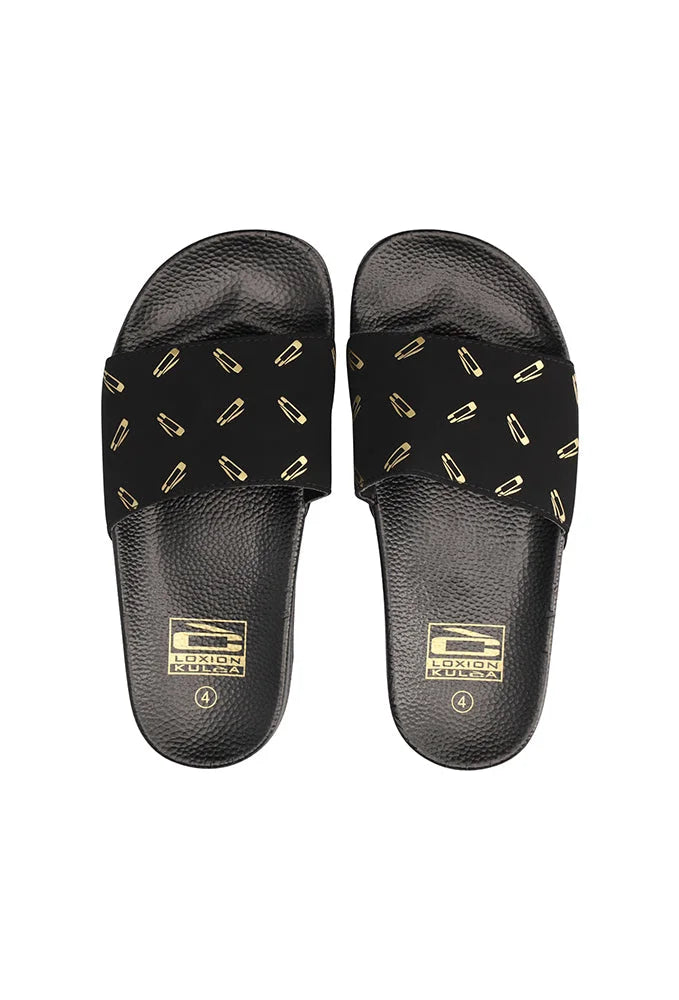 Dunns Clothing | Footwear | Loxion Kulca Printed Slide _ 151832 Black