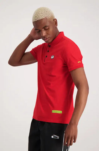 Dunns Clothing | Mens | Loxion Kulca Retro Polo _ 131861 Red