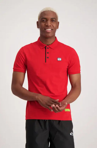 Dunns Clothing | Mens | Loxion Kulca Retro Polo _ 131861 Red