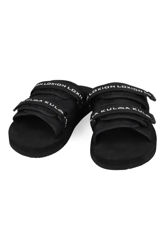 Dunns Clothing | Footwear | Loxion Kulca Velcro Slide _ 137881 Black