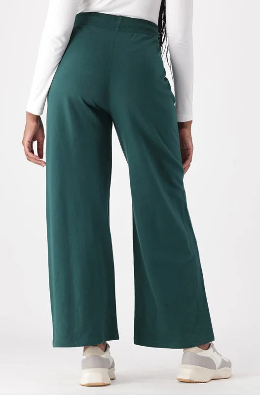 Dunns Clothing | Ladies | Lucy Fleece Straight Leg Pants _ 145470 Green