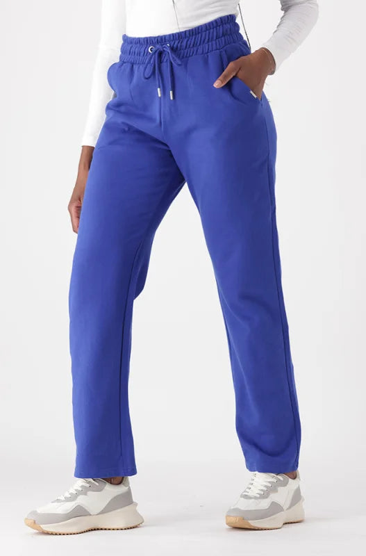 Dunns Clothing | Ladies | Lucy Fleece Straight Leg Pants _ 145478 Cobalt