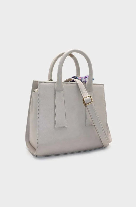 Dunns Clothing | Accessories | Madison Structured Handbag _ 147757 Grey