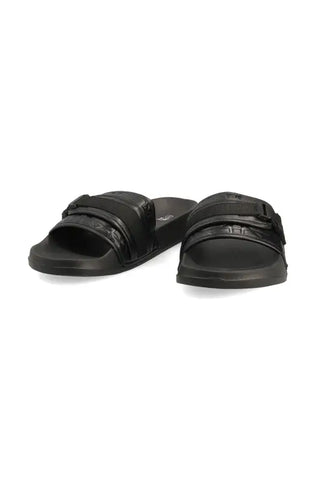Dunns Clothing | Footwear | Mexico Pu Slide _ 145241 Black