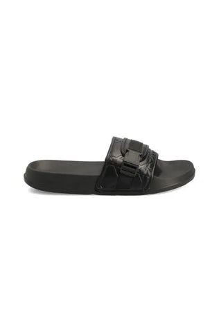Dunns Clothing | Footwear | Mexico Pu Slide _ 145241 Black