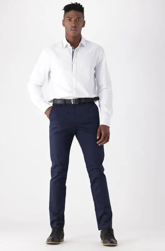 Dunns Clothing | Mens | Montana Chino _ 146085 Navy