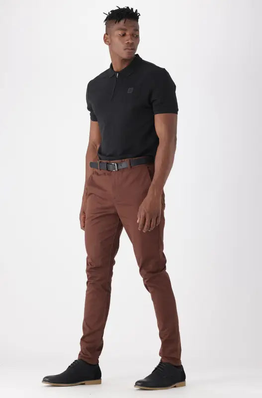 Dunns Clothing | Mens | Montana Chino _ 146086 Brown