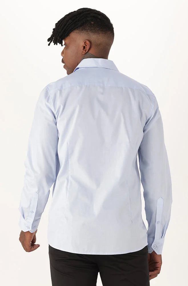 Dunns Clothing | Mens | Navarro Shirt _ 150110 Pale Blue