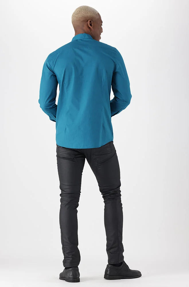 Dunns Clothing | Mens | Navarro Shirt _ 150112 Teal