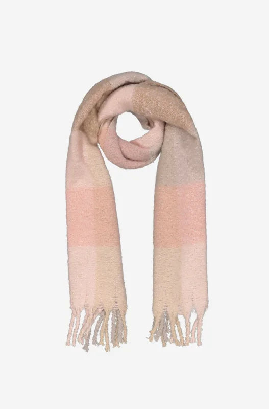 Dunns Clothing | Accessories | Orthello Check Blanket Scarf _ 147887 Pink