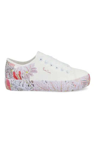 Dunns Clothing | Footwear | Pierre Cardin Florally Sneaker _ 143522 White