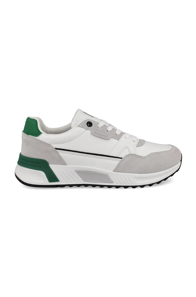 Dunns Clothing | Footwear | Pierre Cardin Multi Sneaker _ 153336 White