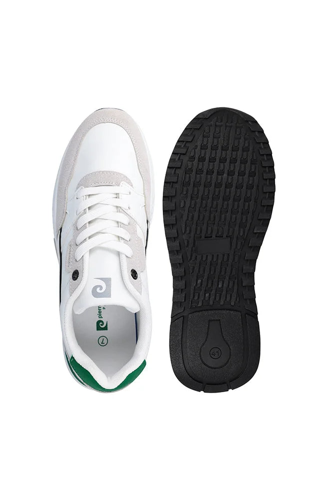 Dunns Clothing | Footwear | Pierre Cardin Multi Sneaker _ 153336 White