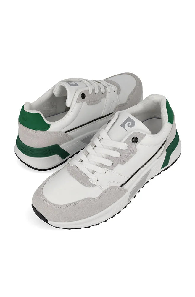 Dunns Clothing | Footwear | Pierre Cardin Multi Sneaker _ 153336 White