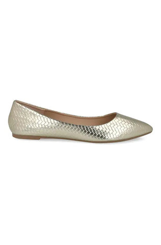 Dunns Clothing | Footwear | Polena Pointy Pump _ 143580 Gold