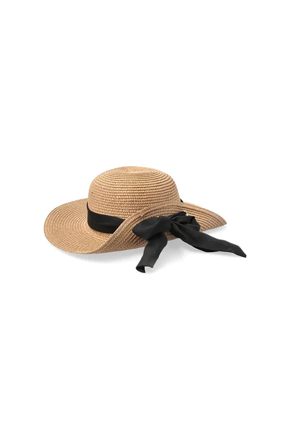 Dunns Clothing | Accessories | Portia Mid Brim With Bow Hat _ 116034 Natural
