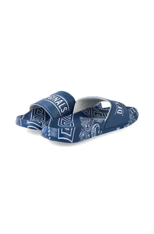 Dunns Clothing | Footwear | Printed Slid _ 145240 Blue