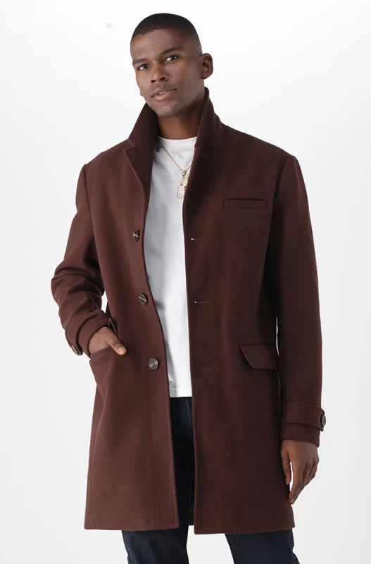 Dunns Clothing | Mens | Quentin Coat _ 144777 Brown