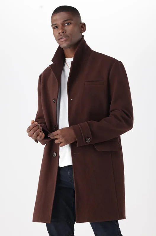 Dunns Clothing | Mens | Quentin Coat _ 144777 Brown