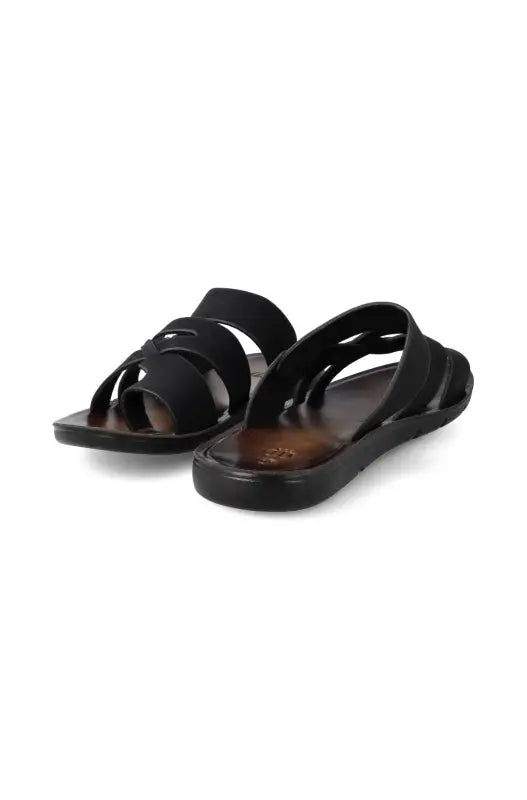 Dunns Clothing | Footwear Reggie Push In Sandal _ 130124 Black