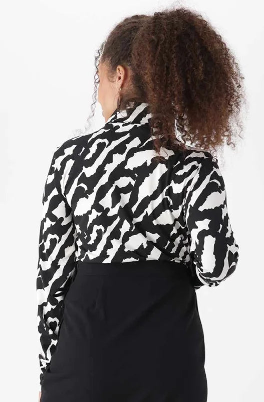 Dunns Clothing | Ladies | Rehanna Poloneck Top _ 148073 Black