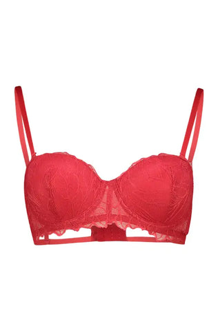 Dunns Clothing | Smalls | Remy Lace Multi Way T-Shirt Bra Red _ 147928