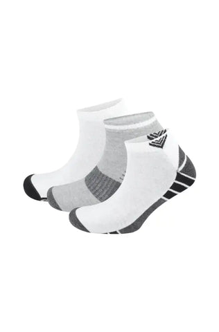 Dunns Clothing | Smalls | Roan Trainer Socks - 3 Pack _ 136182 White