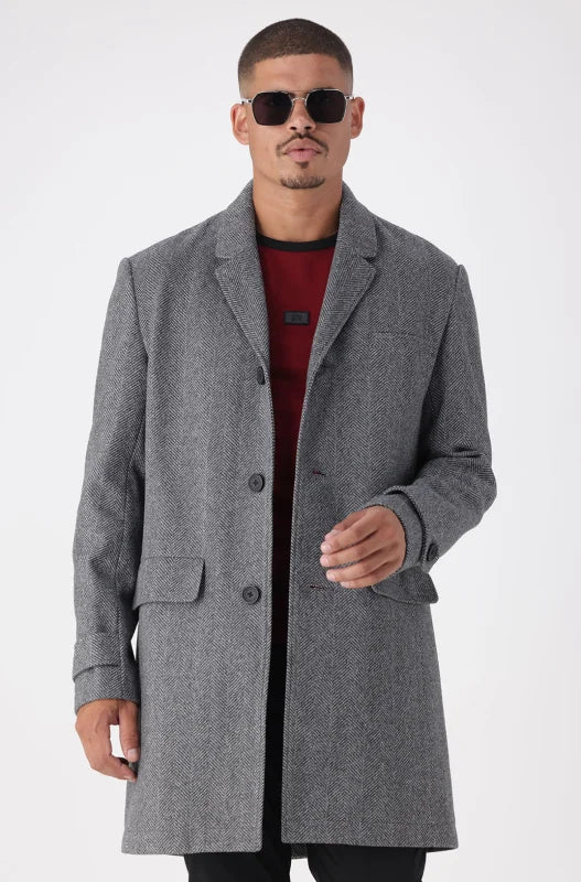 Dunns Clothing | Mens Rothwell Coat _ 144773 Grey