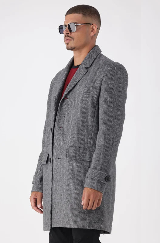 Dunns Clothing | Mens | Rothwell Coat _ 144773 Grey