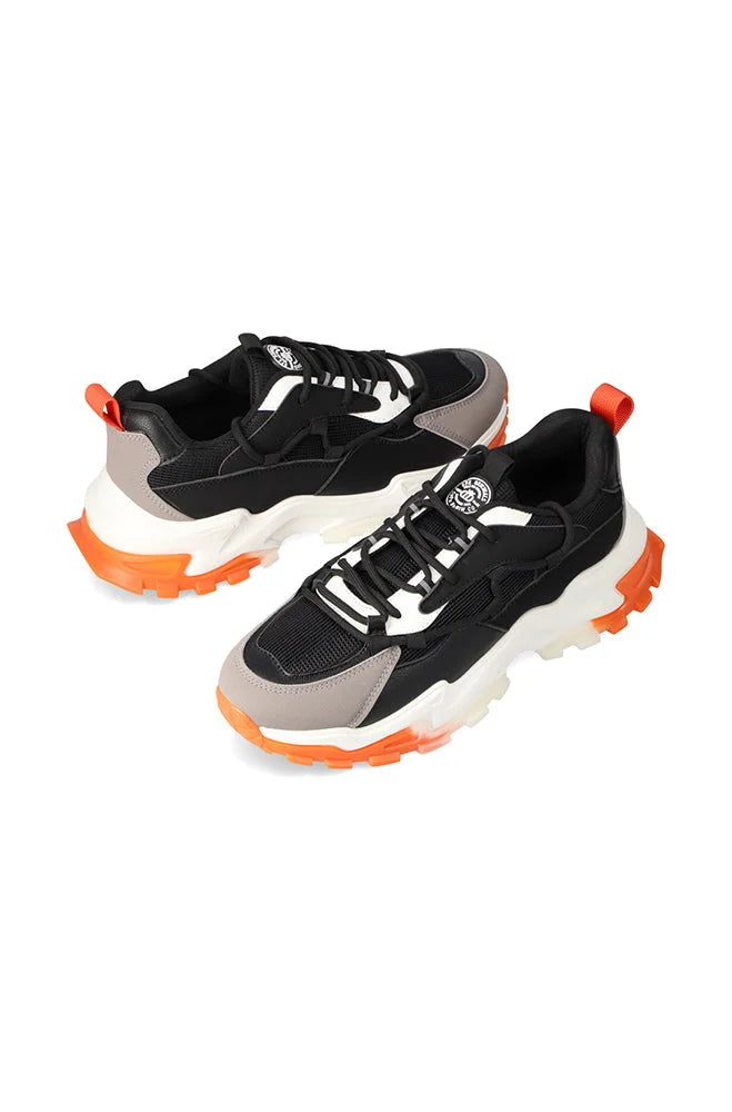 Dunns Clothing | Footwear | Santiago Chunky Lace Sneaker _ 150263 Black