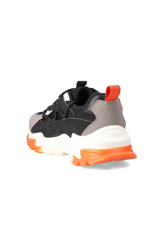 Dunns Clothing | Footwear | Santiago Chunky Lace Sneaker _ 150263 Black