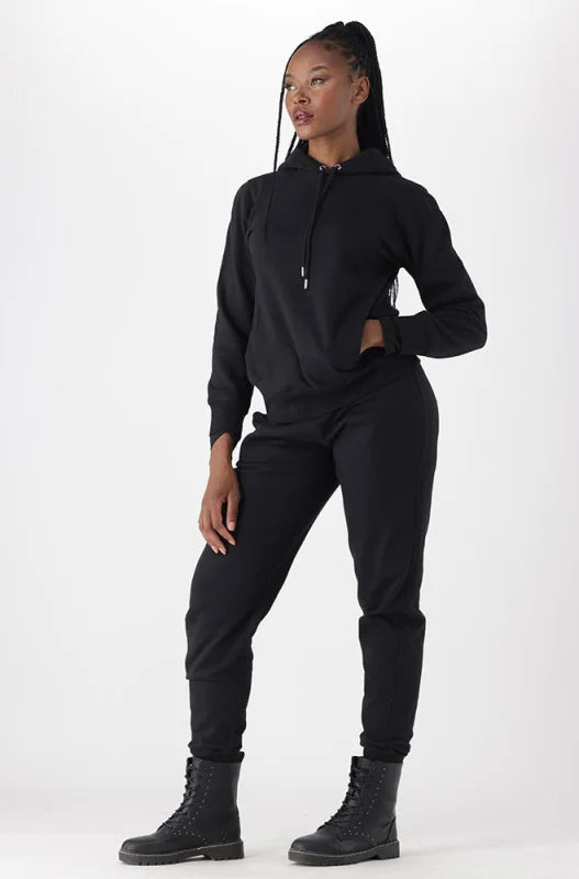 Dunns Clothing | Ladies | South Side Fleece Hoodie _ 145505 Black
