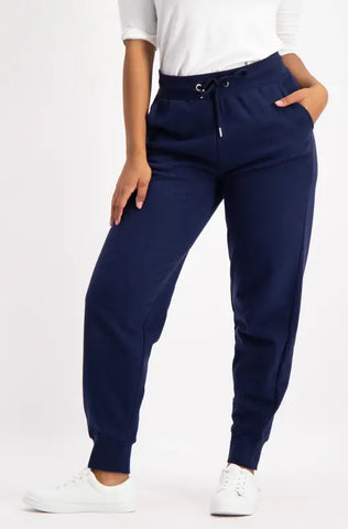 Dunns Clothing | Ladies | South Side Fleece Jogger _ 137608 Navy