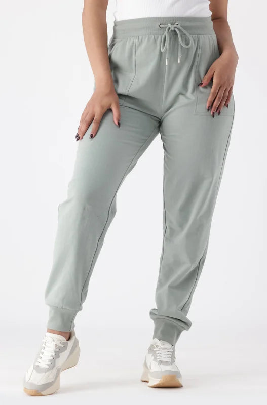 Dunns Clothing | Ladies | South Side Fleece Jogger _ 145456 Sage