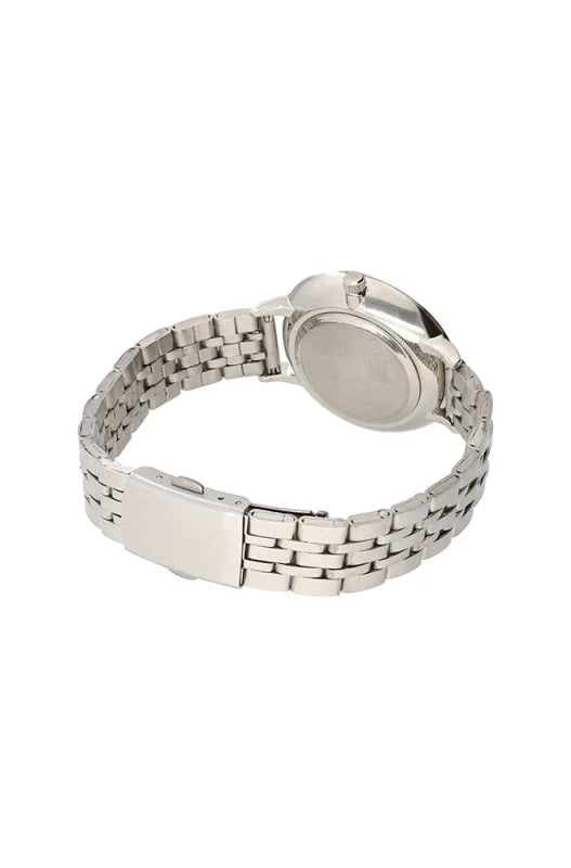 Dunns Clothing | Accessories | Stacy Glitter Dial Metal Watch _ 147708 Silver