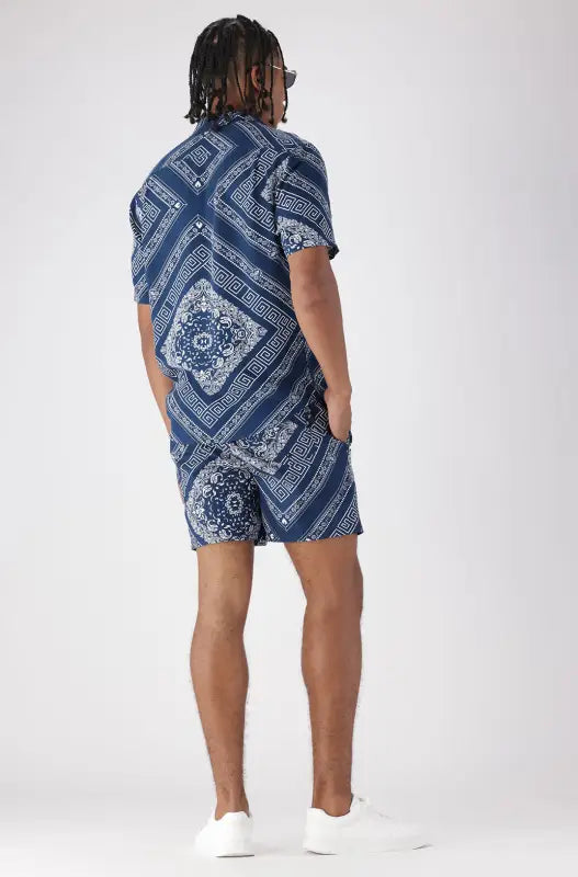 Dunns Clothing | Mens | Stoneridge Viscose Shirt _ 145347 Blue