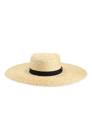 Dunns Clothing | Accessories | Suri Flat Brim Boater Hat _ 143605 Natural